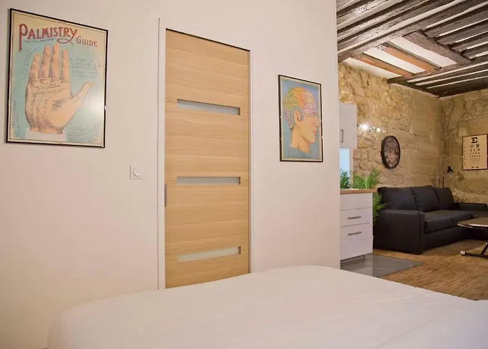 Apartment Valentine - Authentic Design Large Notre-dame Seine Walk